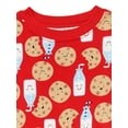 thumbnail image 2 of Wonder Nation Infant and Toddler Boys’ Milk and Cookies Sleep Set, 2-Piece, Sizes 12M-5T, 2 of 3