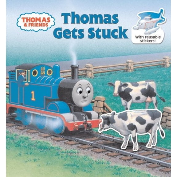 Pre-Owned Thomas Gets Stuck [With Reusable Stickers] (Thomas & Friends) Paperback