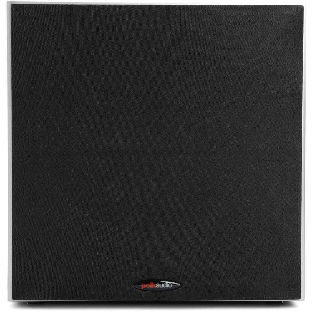 Easy Setup with Home Theater Systems 10 Inch Powered Subwoofer Power Port Technology Polk PSW10e Active Subwoofer 2.44 meters Black &  Basics 1-Male to 2-Male RCA Audio Cable