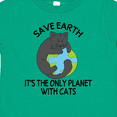 thumbnail image 4 of Inktastic Save Earth It's the Only Planet with Cats with Black Cat Boys or Girls Toddler T-Shirt, 4 of 5