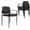 Diamond pattern, variant on CLATINA Leather Guest Chair with Padded Arm Rest for Reception Meeting Conference and Waiting Room Side Office Home Black