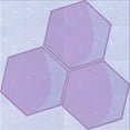 thumbnail image 1 of Ahgly Company Machine Washable Indoor Square Transitional Purple Mimosa Purple Area Rugs, 8' Square, 1 of 7