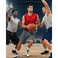 thumbnail image 7 of NY Threads Multipack Mens Athletic Shorts, Medium, Black/Navy/Medium Grey, 7 of 7