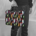 thumbnail image 5 of Lsque Colorful Fishing Lures Pattern Laptop Bag – Portable & Slim Single-Shoulder Computer Case with Adjustable Strap, Protective, Lightweight for 13”/14”/15.6” Laptops, 5 of 8