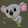 thumbnail image 3 of CafePress - Hungry Koala Dark T Shirt - Men's Classic Graphic Cotton T-Shirt, 3 of 4