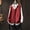 Red colorful button knit vest women a1, variant on thefmos Women's Sleeveless Button Front Knit Vest Colorful Buttons Loose Fit Solid Color Casual Jacket Trendy Fall Winter Clothes, Army Green Free Size
