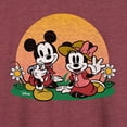 thumbnail image 3 of Disney - Mickey & Friends - Minnie & Mickey Enjoy the Sunset - Women's Lightweight French Terry Long Sleeve Shirt, 3 of 5