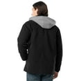 thumbnail image 4 of Wells Lamont Quilted Flex Canvas Thermal Sherpa Lined Shirt Jacket, 4 of 10