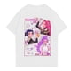 thumbnail image 1 of Pop cazadora para niña Round-Neck Printed Anime Trio Poster T Shirt （White）, 1 of 3