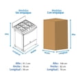 thumbnail image 4 of Estufa Whirlpool de Piso 30 Pulgadas 6 Quemadores Negro WFR3400B, 4 of 5
