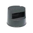 thumbnail image 2 of Taburete móvil comercial Rubbermaid de dos escalones RCP252300BK, 2 of 2