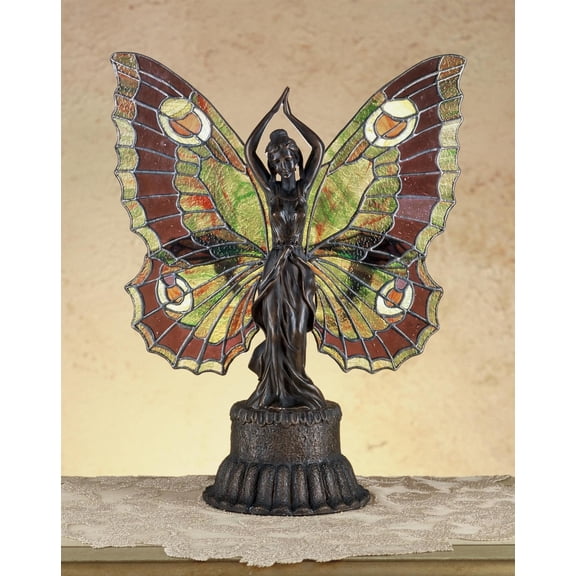 48018 Meyda 17"H Butterfly Lady Accent Lamp