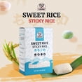 thumbnail image 3 of 52USA Sweet Sticky Rice 2 Pound (32 Ounce), Premium Glutinous Rice 907g (Pack of 1), Gluten-Free, Vegan, All Natural, White Rice, Rich in Fibers and Minerals, 3 of 9