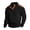 Black, variant on Sweatshirts for Men 2026 Fall Winter Long Sleeve Jacquard Casual Stand Collar Sweatshirt Mens Pullover Top