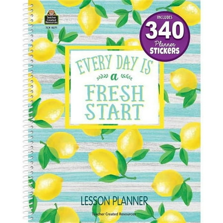 UPC: 0088231982715 | Teacher Created Resources Lemon Zest Lesson Planner