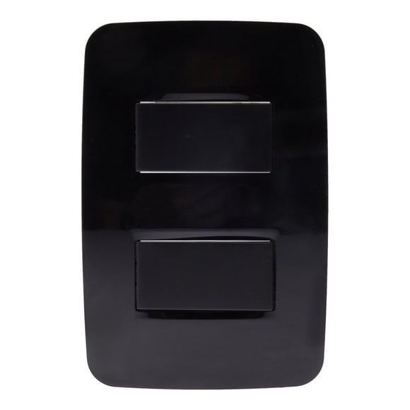 Apagador Doble Interruptor Niessen Estévez Negro Origen