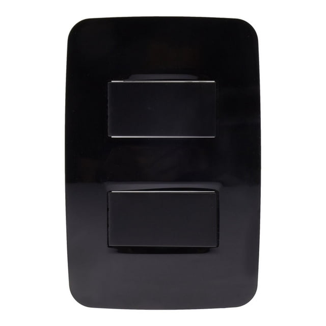 Apagador Doble Interruptor Niessen Estévez Negro Origen
