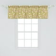 thumbnail image 2 of Spring Window Valance, Flowers and Leaves Summer Romantic Hope Branches Repeated Garden Art, Curtain Valance for Kitchen Bedroom with Rod Pocket, 54" X 18", Pink Camel and Pale Khaki, by Ambesonne, 2 of 2