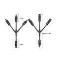 thumbnail image 2 of Y Branch Solar Connectors Solar Panel Parallel Adapter 1 Pair Splitter Solar Cable Wire Plug Tool Kit for Solar Panel, 2 of 5