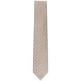 thumbnail image 2 of Calvin Klein Men's Micro Floral Neat Tie Beige Taupe Necktie, 2 of 3