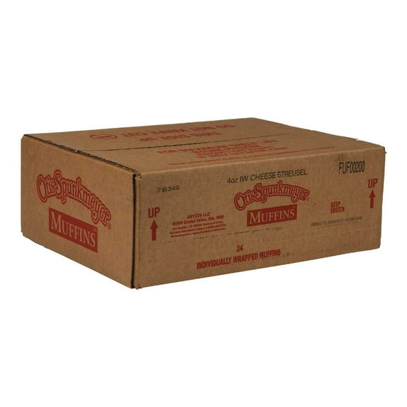 Otis Spunkmeyer Cheese Streusel Muffins Individually Wrapped, 4 Ounce, 24 Count Case