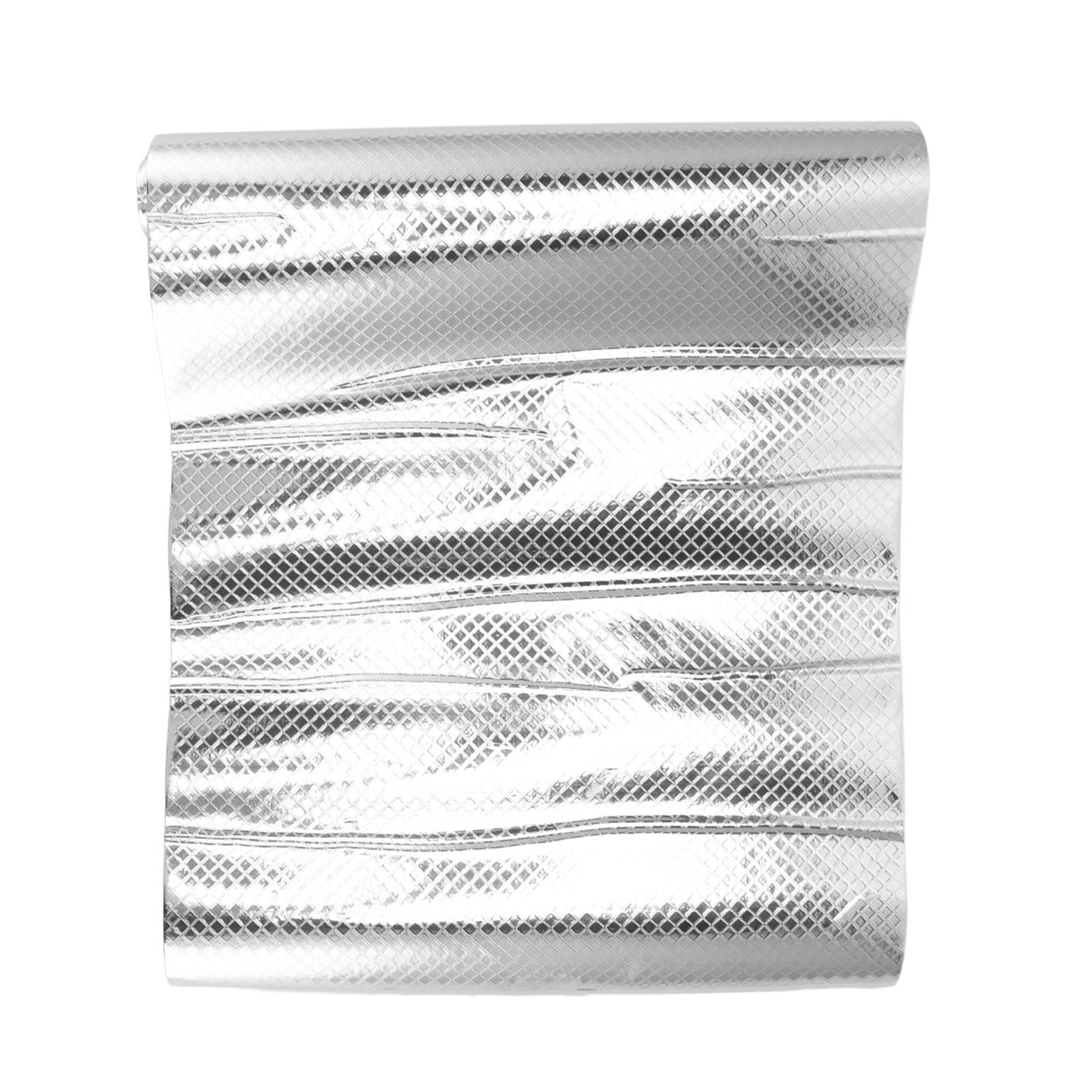 Aluminum Foil Sticker, Self Adhesive Heat Resistant Prevents Skid