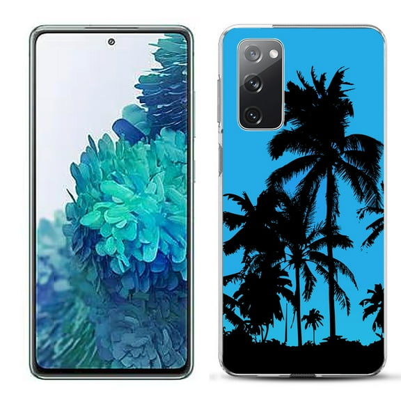 Slim-Fit Gel TPU Phone Case for Samsung Galaxy S20 FE 5G Fan Edition, by OneToughShield ® - Tropical Summer