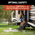 thumbnail image 6 of Lippert 733932; Entry Step; SolidStep ® 3.0; 2 Manual Fold-Up Steps; 24-1/8 Inch Width x 13 Inch Depth Top Tread/ 24-1/8 Inch Width x 8-1/2 Inch Depth Lower Tread; With 8 Inch Rise; 400 LB Capacity, 6 of 8