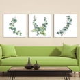 thumbnail image 2 of Wall26-3 Panel Canvas Wall Art- Green Plants -Giclee Painting Wall Bedroom Living House Decoration Home Art - 16"x16"x3 Panels, 2 of 4
