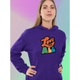 thumbnail image 2 of Love For All Colorful Banner Hoodie Women -Smartprints Designs, Female Large, 2 of 4