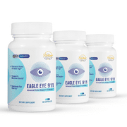 3 Pack Eagle Eye 911, advanced vision support formula-60 Capsules x3