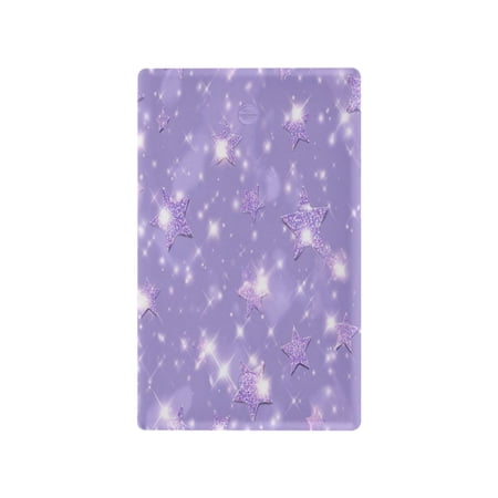 Light Switch Cover Switch Plate Outlet Cover Plug Cover for Electrical Unused Outlet Cover Lavender Glitter Stars Pattern