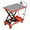 Red, variant on Garvee Hydraulic Lift Table Cart 330LBS Capacity,Elevating Hydraulic Cart with 4 Wheels and No-slip Pad,Manual Single Scissor Lift Table for Transportation