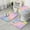 Dreamy Pastel Sky, variant on Dreamy Pastel Sky Bathroom Rugs Sets 3 Piece,Toilet Cover Set,Absorbent Non Slip Bathroom Mats Sets with U-Shaped Contour Rug Toilet Rug Set