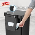 thumbnail image 5 of Glad Step Trash Can, Series 2 Soft Close Garbage Bin with Odor Protection, 13 Gal, Black, 5 of 12