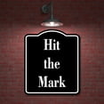 thumbnail image 2 of Hit the Mark Archery BLACK Aluminum Composite Sign, 15"x18", 2 of 9