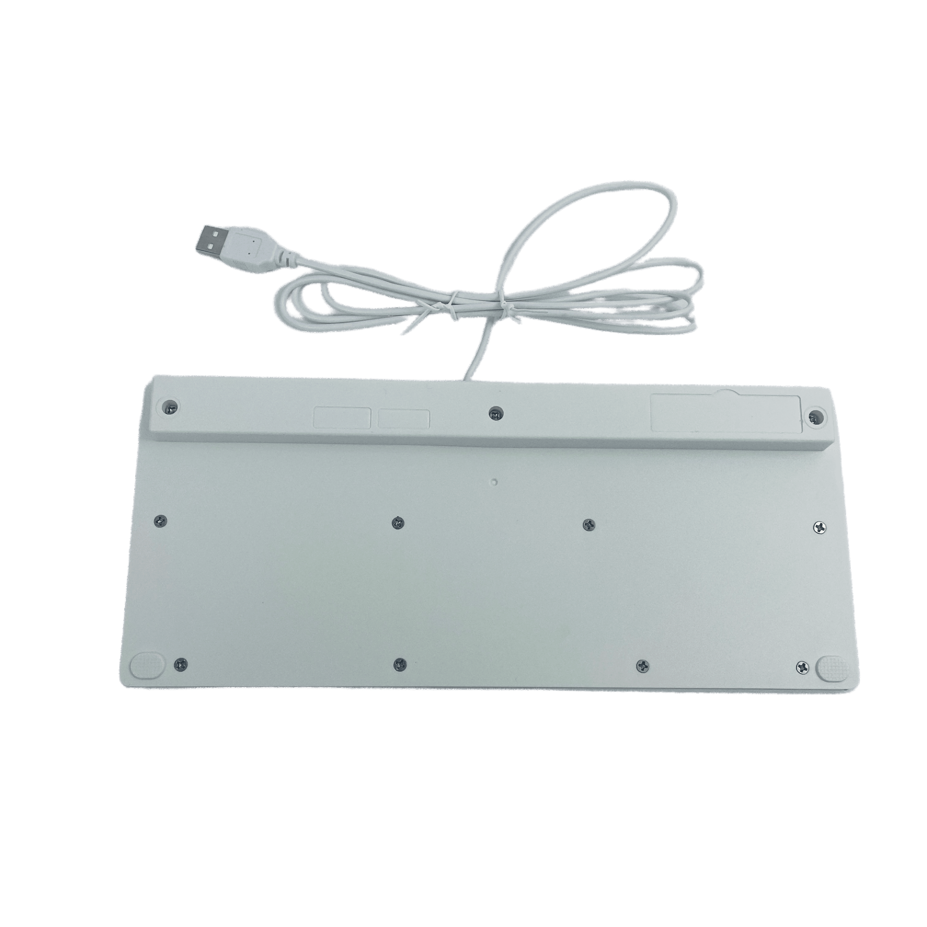 Vtungd White Wired Computer Keyboard, Mini Keyboard, Suitable for Computer and Laptop