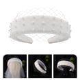 thumbnail image 3 of Pearls Headband Wedding Hairband Bridal Hair Accessory Wedding Costume Prop, 3 of 8