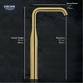 thumbnail image 4 of Grohe 23538A0A Essence XL-Size Vessel Bathroom Faucet, Hard Graphite, 4 of 7