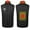 96 Black, variant on guisaled Heated Vest for Men Softshell Lightweight Rechargeable Electric Heated Vest Multiple Heating Zone Outdoor Hunting Vests