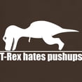 thumbnail image 3 of CafePress - Poor T Rex Dark T Shirt - 100% Cotton T-Shirt, 3 of 4