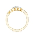 thumbnail image 2 of Rosec Jewels Lab Created Diamond Wrap Ring (EF-VS Quality) - Designer Ring for Mothers Day, 10K Yellow Gold, US 4.00, 2 of 8