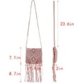 thumbnail image 6 of LinYooLi Women Small Cotton Crochet Cross-body Bag Bohemian Shoulder Bag Purse, 6 of 6