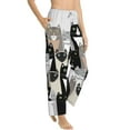 thumbnail image 2 of Bingfone Pajamas For Women,Colors Cats Pajama Pants With Pockets-Large, 2 of 9