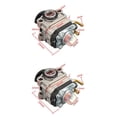 thumbnail image 2 of Speravity 3 unids/set de carburador con 2 bombillas de imprimación de repuesto para recortadora TB575SS TB525CS 753-04745 753-1225 2piezas Speravity CBP036567, 2 of 3