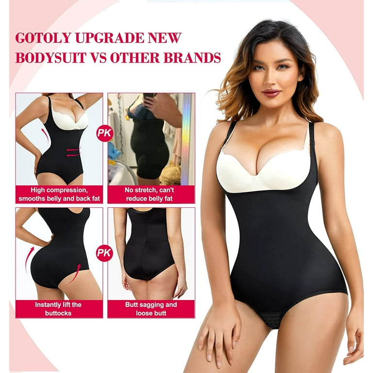 Gotoly Womens Shapewear Bodysuit Comfortable Tummy Control Waist