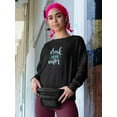 thumbnail image 2 of Drink More Water . Sweatshirt Women -Image by Shutterstock, Female XX-Large, 2 of 4