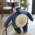 thumbnail image 1 of Almohada de oso marrón de cabeza diminuta, almohada de peluche para cabeza pequeña, cuerpo muscular grande, rana de mapache, elefante, abrazo de novio, cojín para silla de cumpleaños, 1 of 5