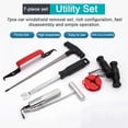 thumbnail image 3 of Amdohai 7PCS Car Windshield Removal Tool Set Wire Puller Threader Combination Set Auto Car Window Glass Remover Practical Repairing Tool Set, 3 of 8