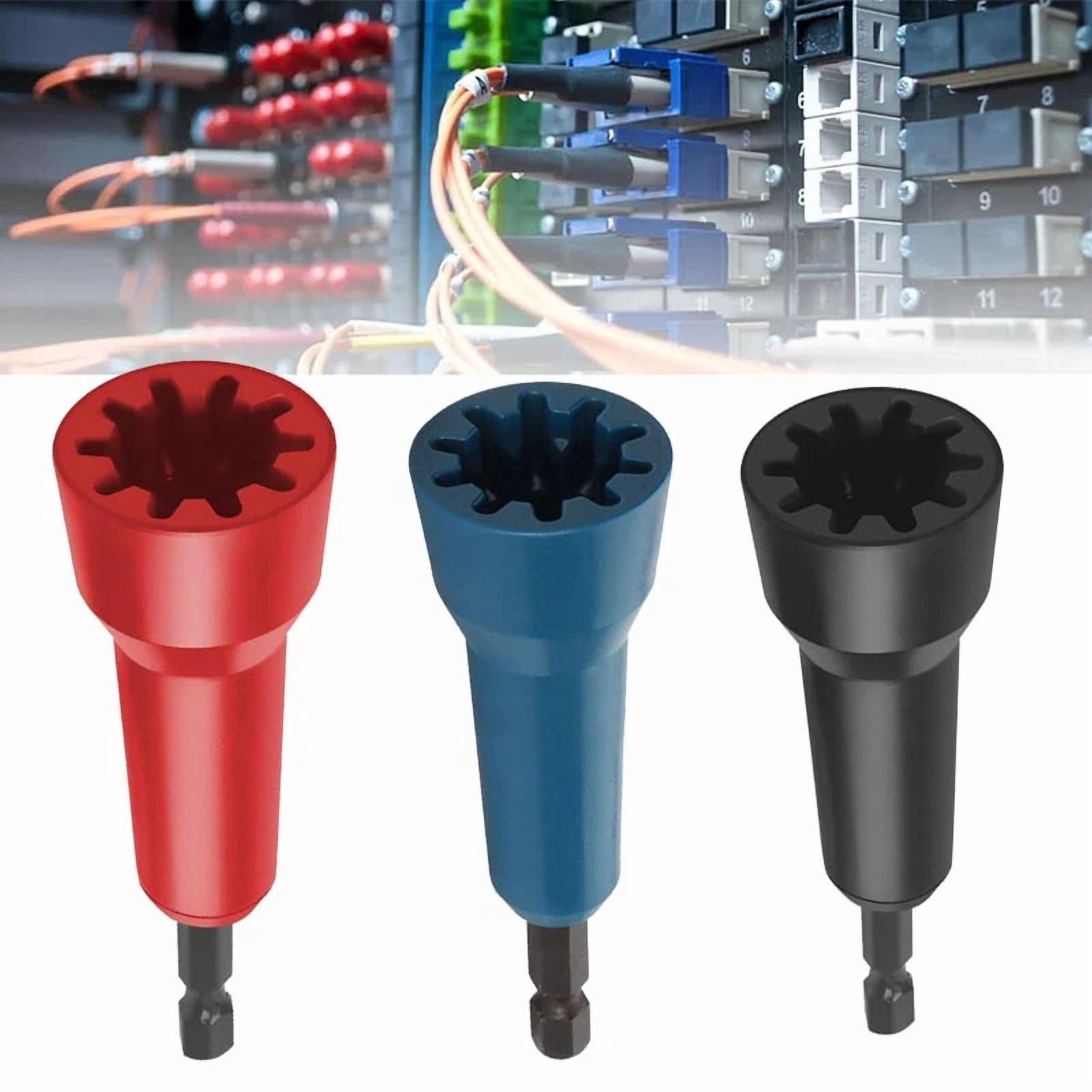 CIRCLE- 3X Wire Stripping&Twisting Tool Electrical Drill Wire Stripper Cable Nut Twister